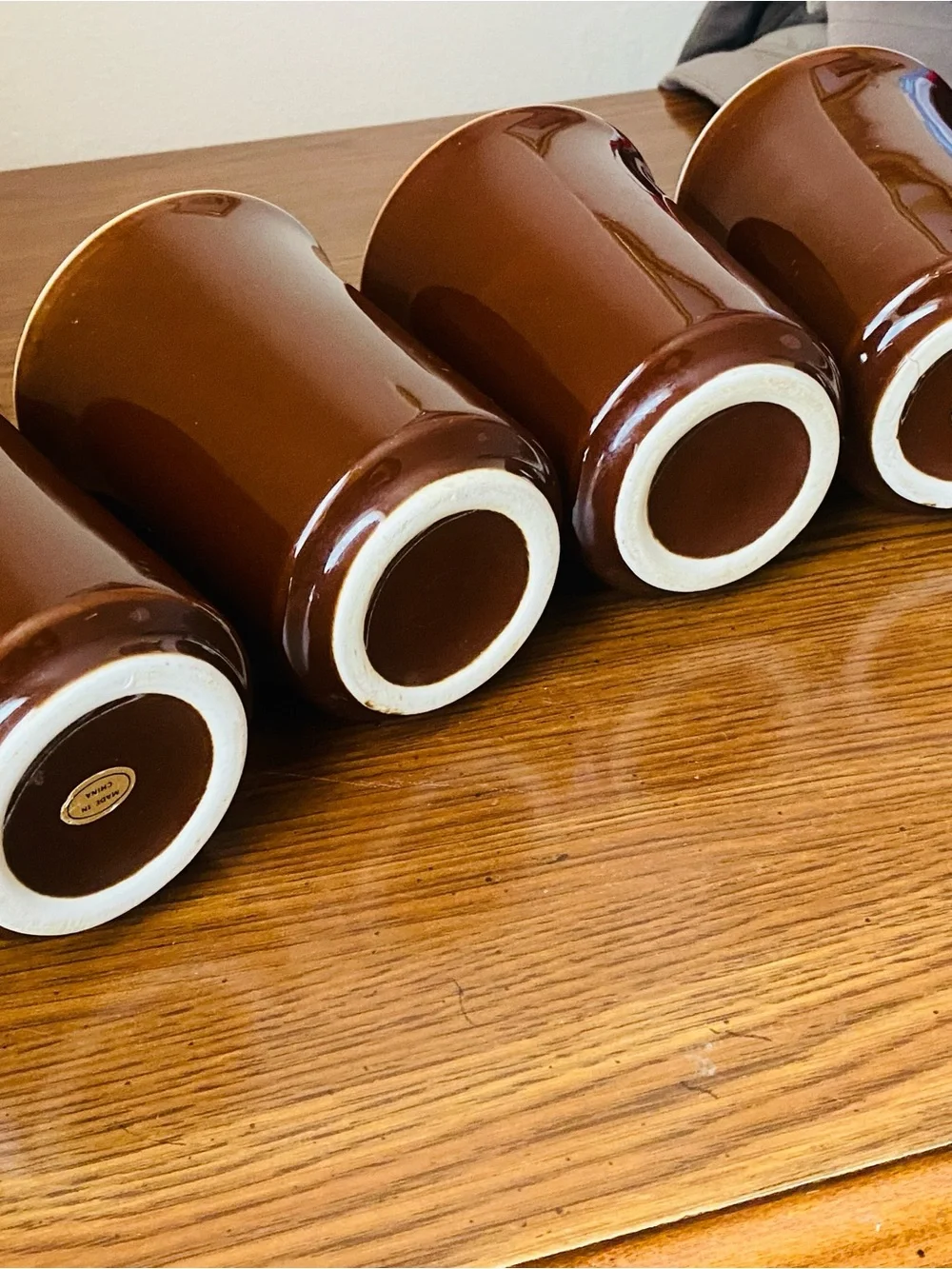 4-4 inch vintage mugs